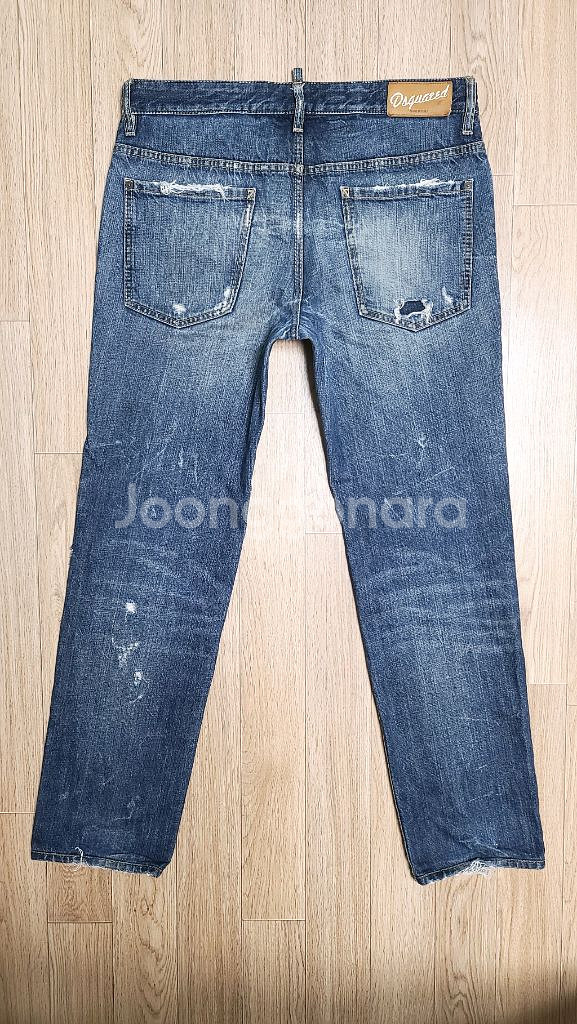 정품 디스퀘어드 와펜 디스워싱진 청바지 48 50--1