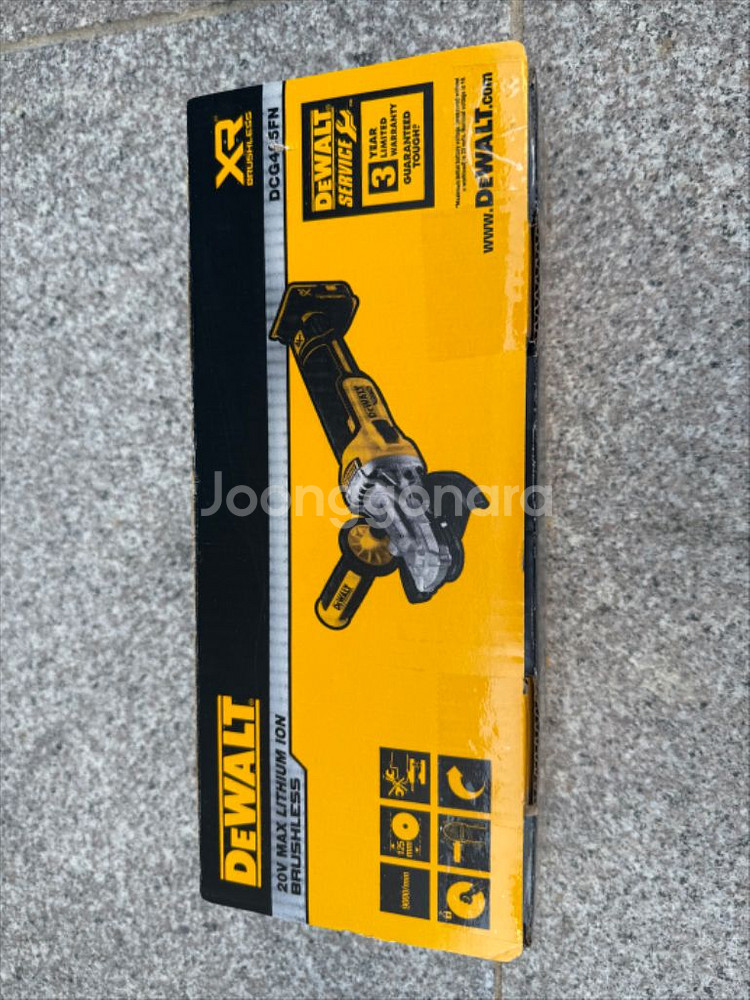 디월트 20V 그라인더 베어툴 DCG405FN--1