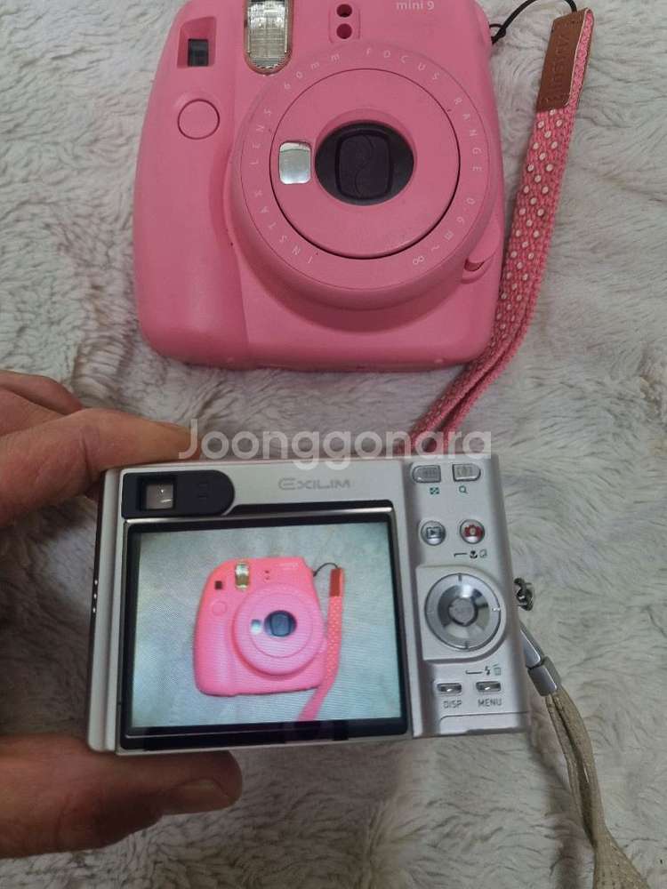 카시오 엑슬림 ex-z55 레트로 디카 빈티지 카메라--7
