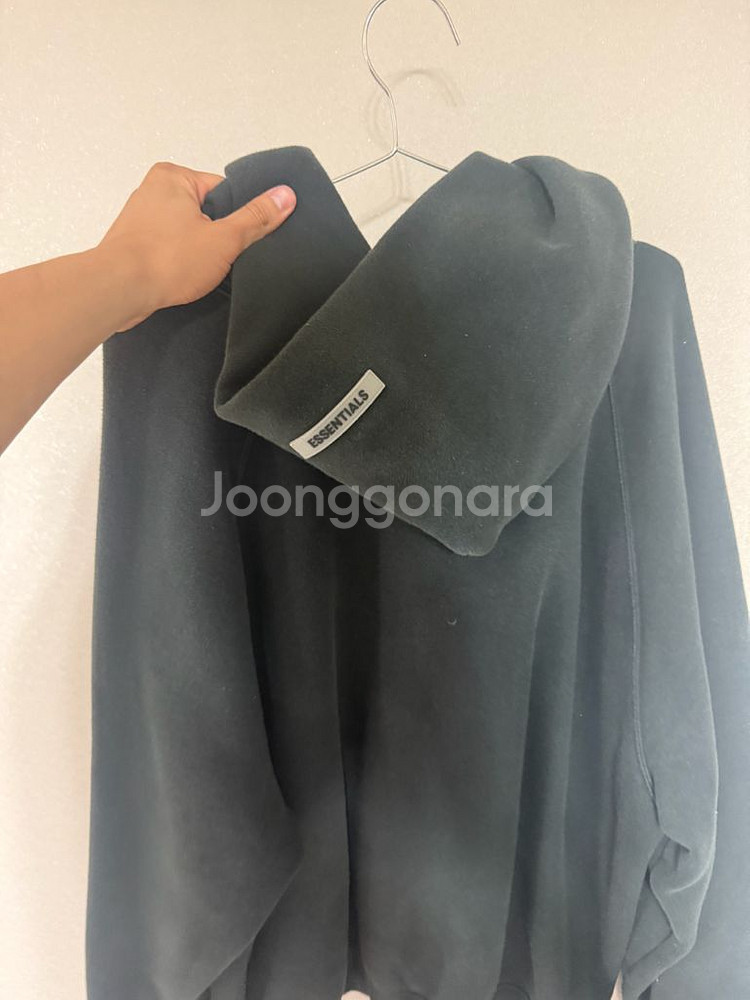 L 에센셜 피어오브갓 후드티 검정(정품)--1