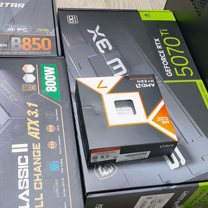 라이젠 9800x3d 5070ti 팔아요 국내정품