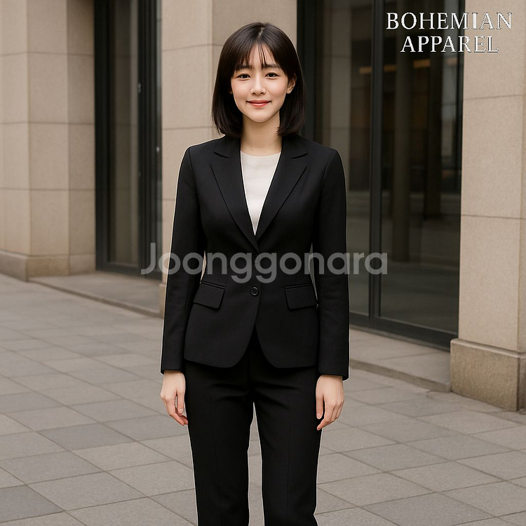 [여자 44]한섬 타임 슬림핏 테일러드 자켓--0