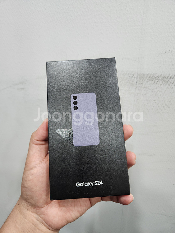 갤럭시 S24 코발트 바이올렛 256기가 새상품 팔아요--0
