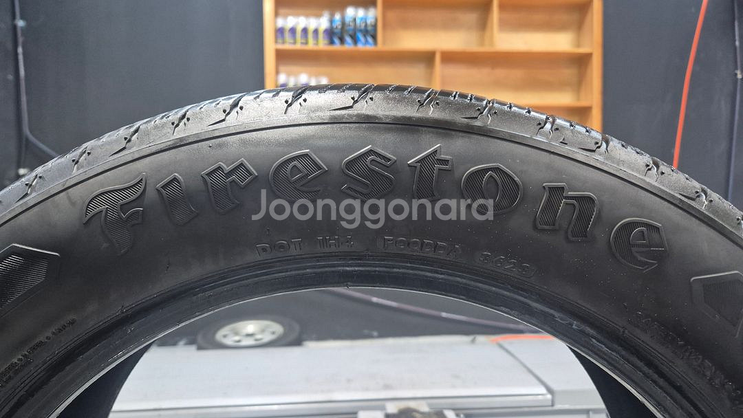 중고 타이어 235 55 19 파이어스톤LE3 2본--1