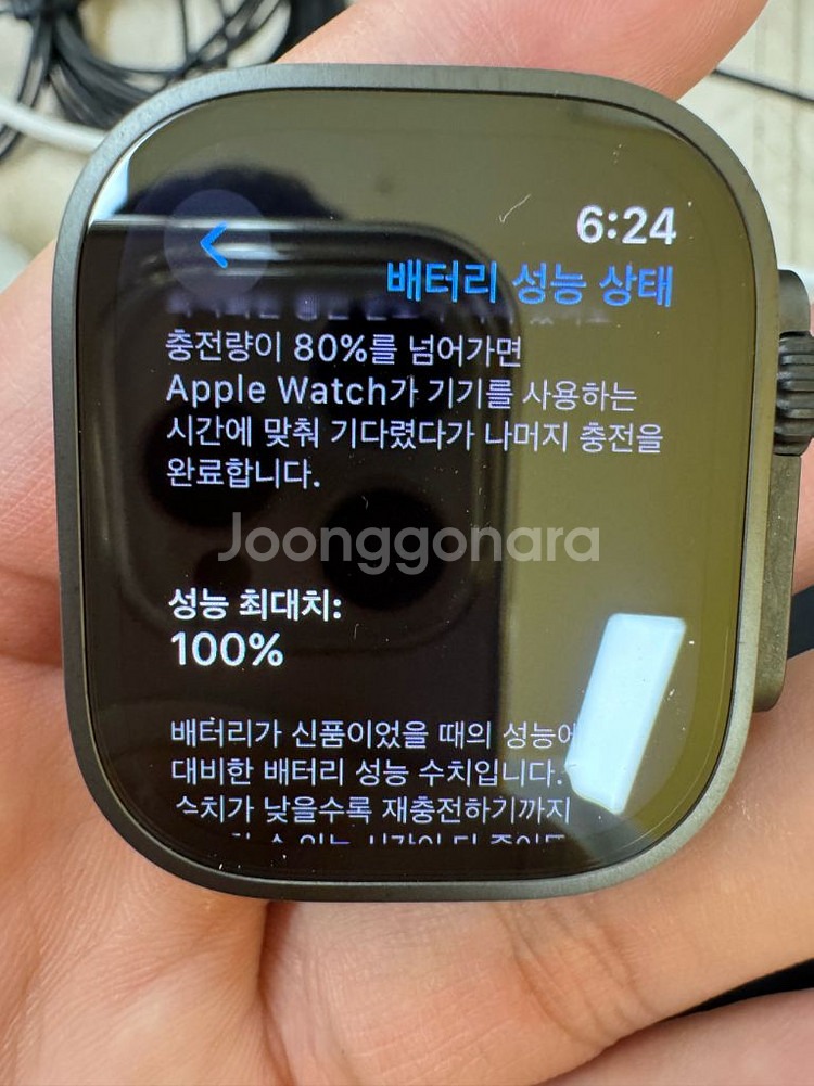 애플워치 울트라2 49mm + 티타늄 밀레니즈 루프 M--8