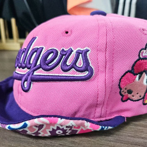 MLB 키즈 와이어 캡 모자 핑크 49