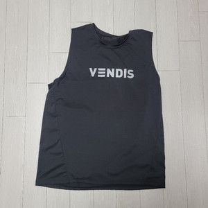 VENDIS 검정색 민소매 래쉬가드 XL