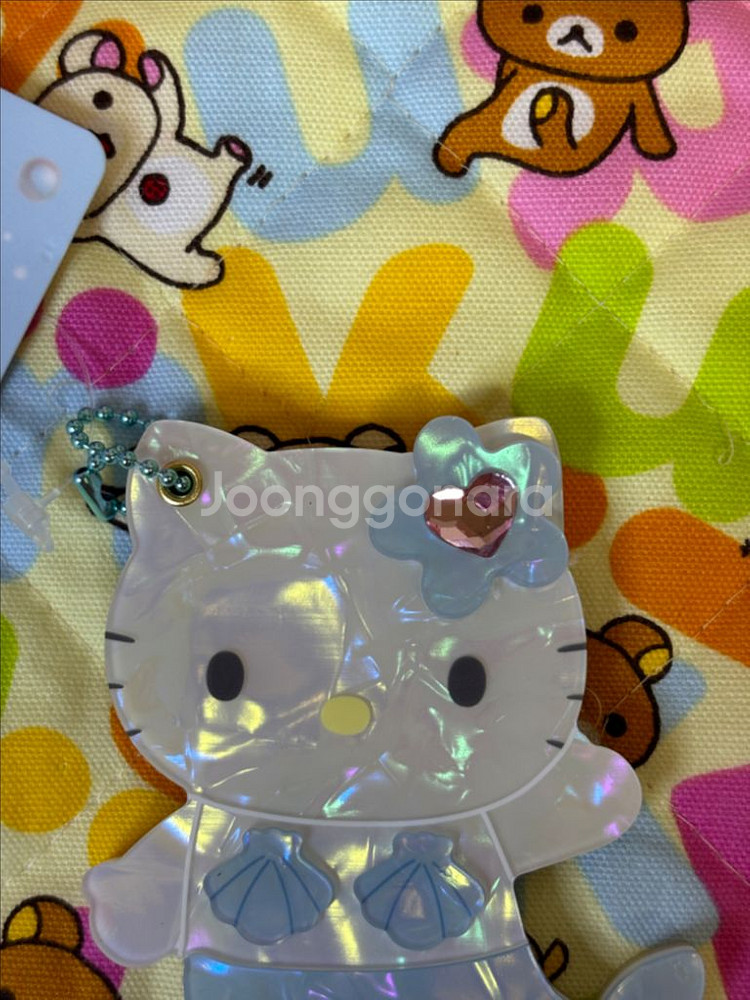 산리오 키티 인어 쉘 미러 손거울 [일본정품 새상품]--1