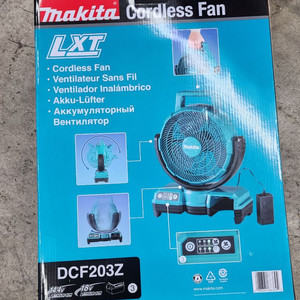 마끼다 리튬이온선풍기 DCF203Z 본체 새상품