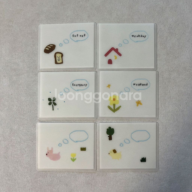 현금생활 기인돼지 물꼬기 바인더 지갑 예산속지 일괄--2