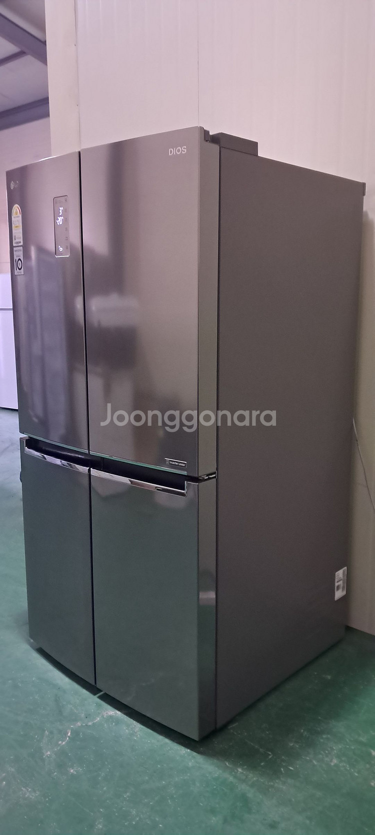 1537 엘지디오스 866L 4도어양문형냉장고(메탈)--2