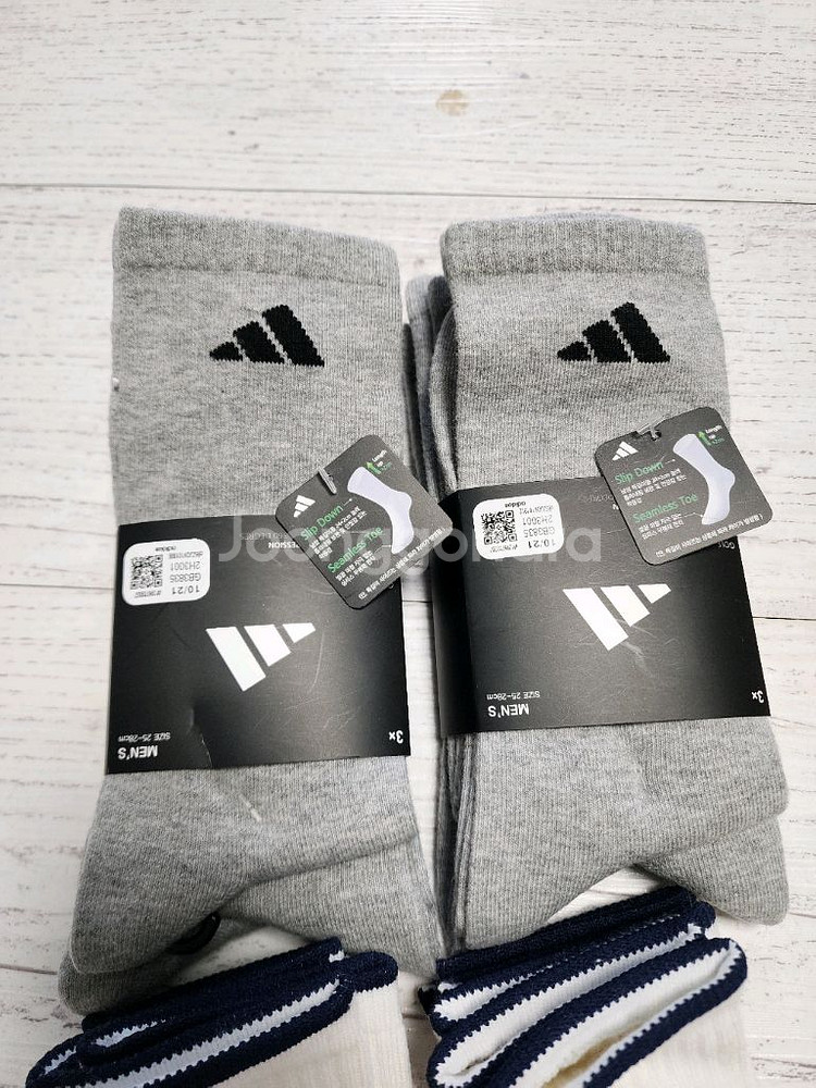 아디다스 장목양말 6족 + 뉴발란스 장목양말 6족총 1--2