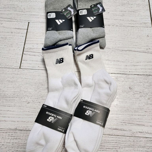 아디다스 장목양말 6족 + 뉴발란스 장목양말 6족총 1
