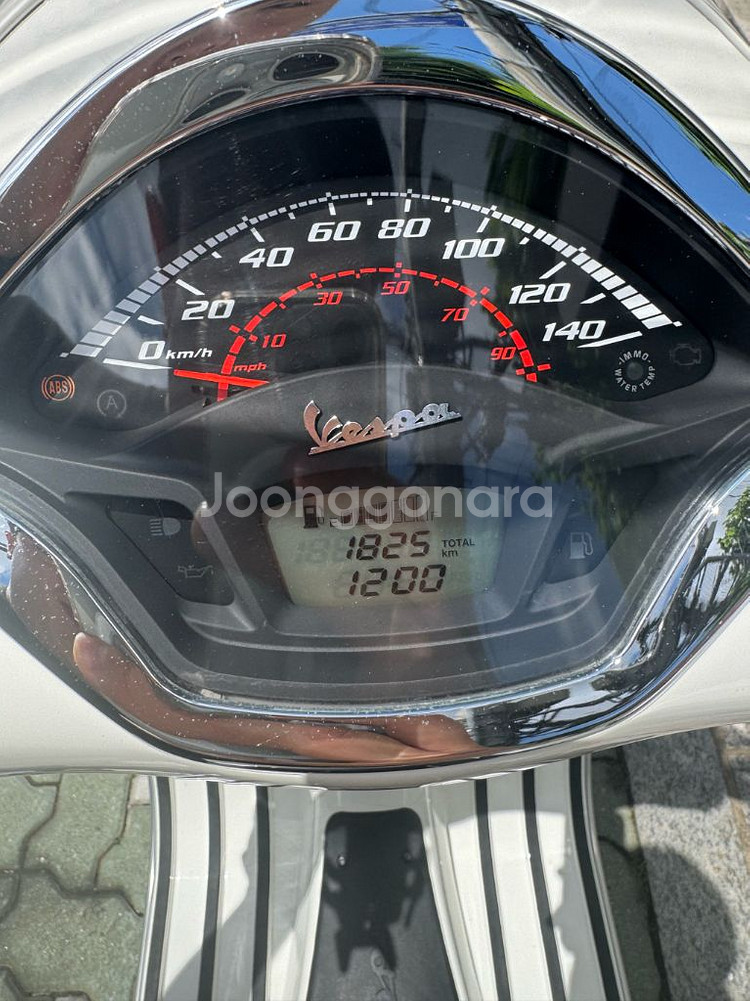 베스파 gts125 1000km--2