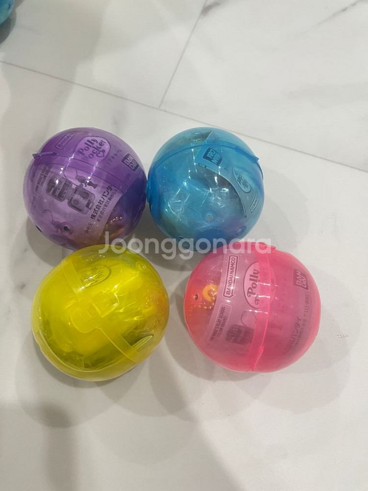 폴리포켓 가챠 4종 풀세트 (미개봉새상품)--0