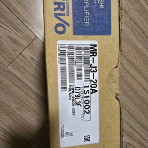 미쓰비시 MR-J3-20A 서보 앰프입니다