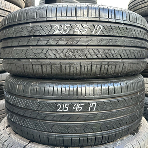 215 45 17한국중고타이어2개2154517