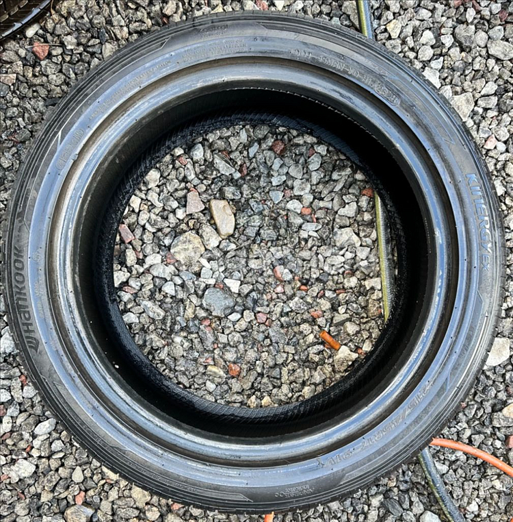 215 45 17한국중고타이어2개2154517--3