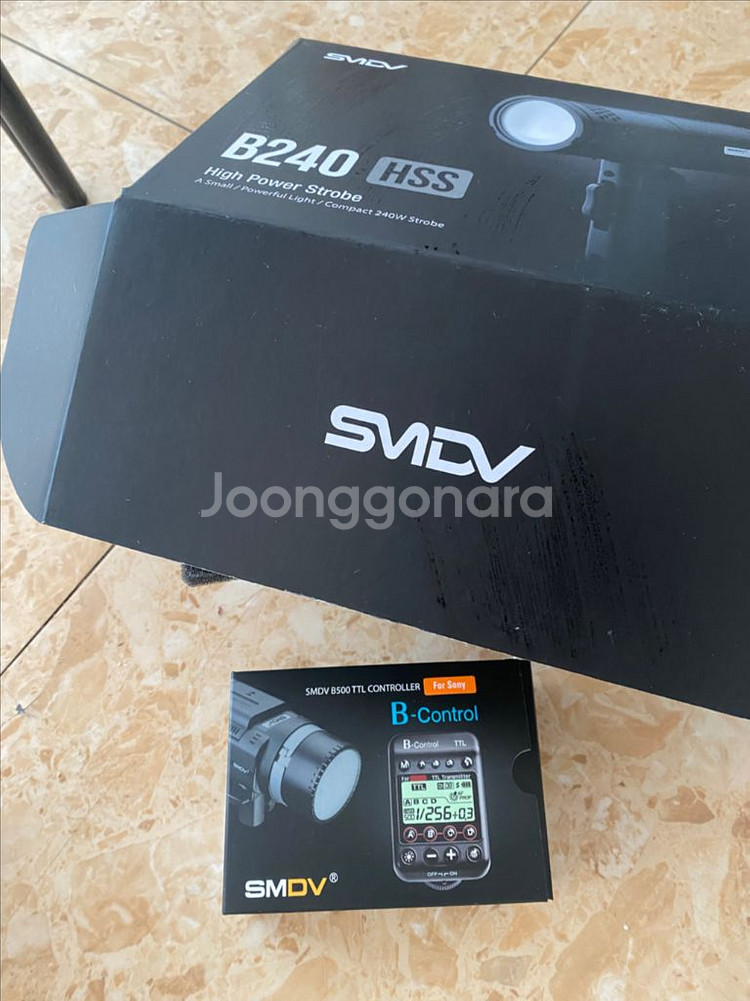 SMDV B240 HSS 플래시+SM-05 삼각대 세트--1