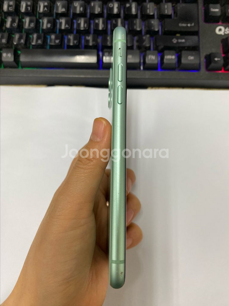 아이폰11 민트 A급 64GB 배터리100%--4