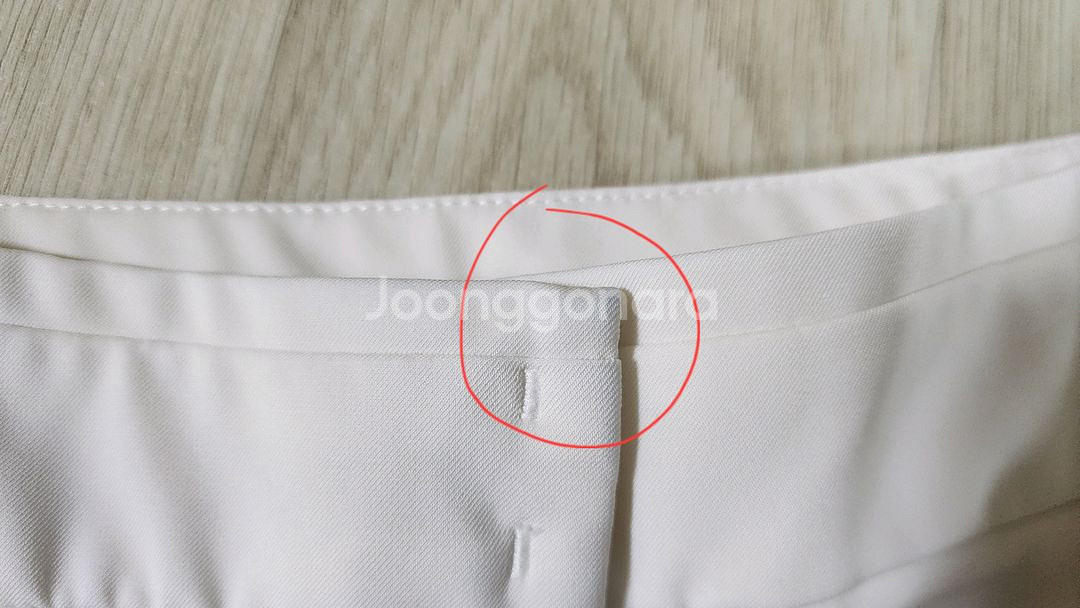 레노마 여성 흰색 바지 66--3