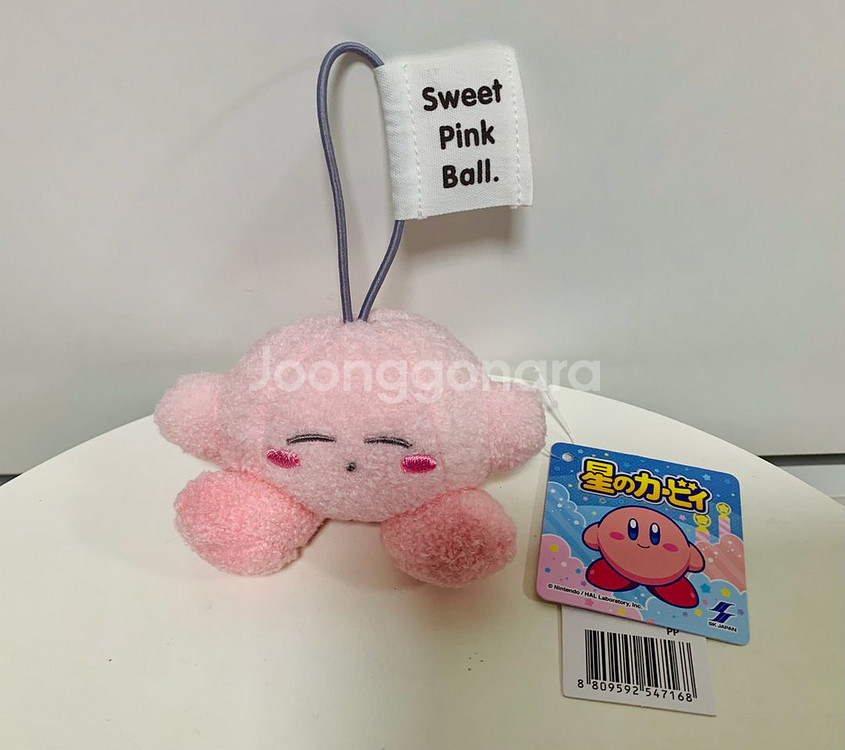 별의 커비 파스텔 인형 키링 새상품--0