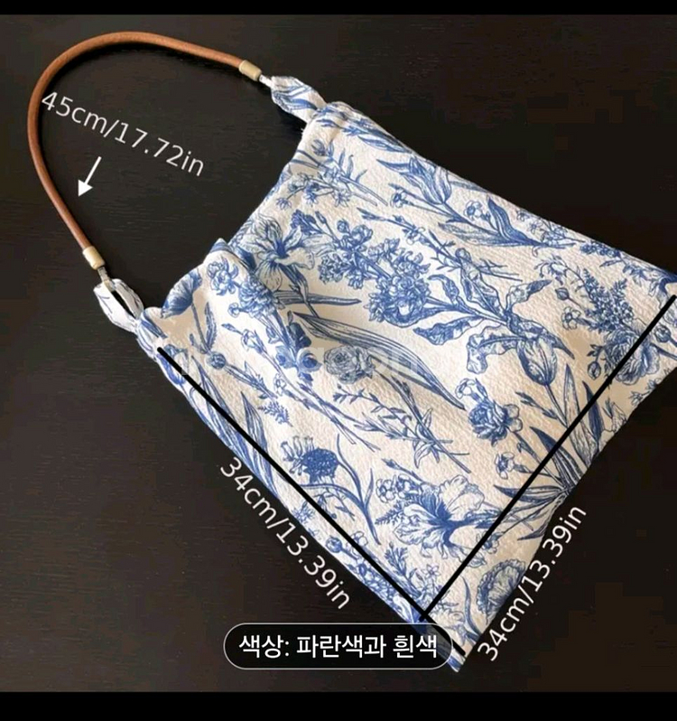꽃무늬 숄더백, 에코백--3