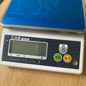 카스 디지털 전자저울 6kg 계량 업소용 가정용 베이킹