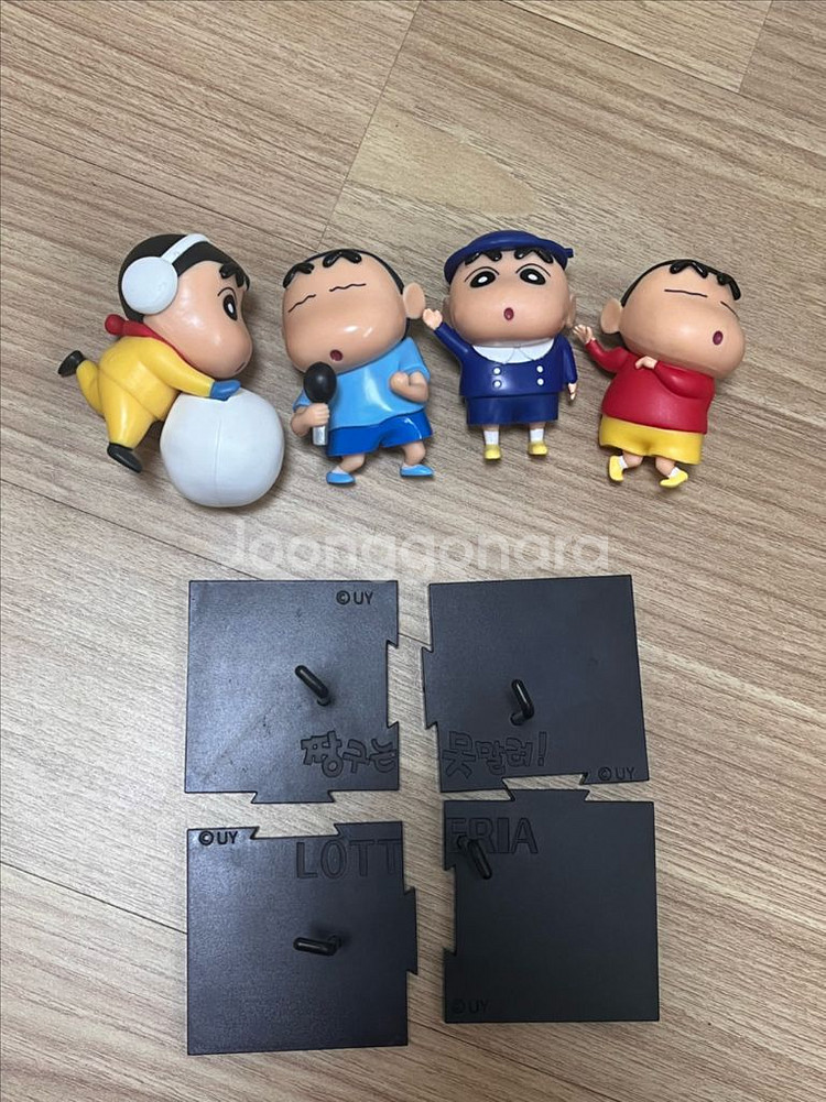 짱구는 못말려 롯데리아 고전 피규어--0