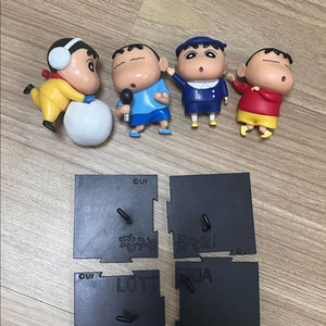 짱구는 못말려 롯데리아 고전 피규어