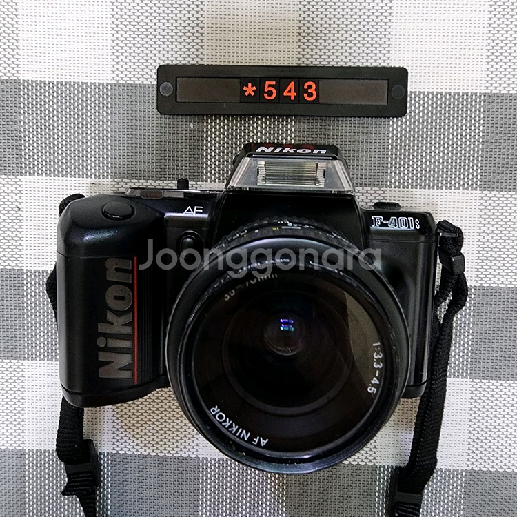 니콘 F-401 s 필름카메라 35-70 줌렌즈--0