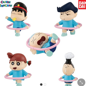 반다이 짱구 가챠 피규어 기차놀이 철수