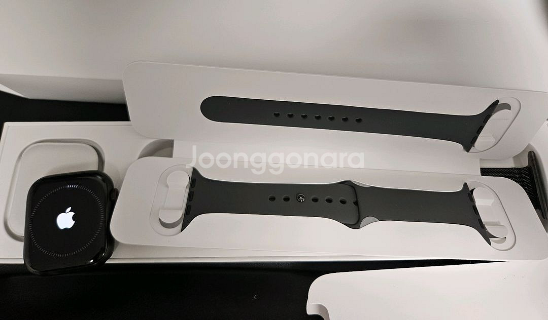 애플워치7 45mm 티타늄에디션 블랙 택포--7