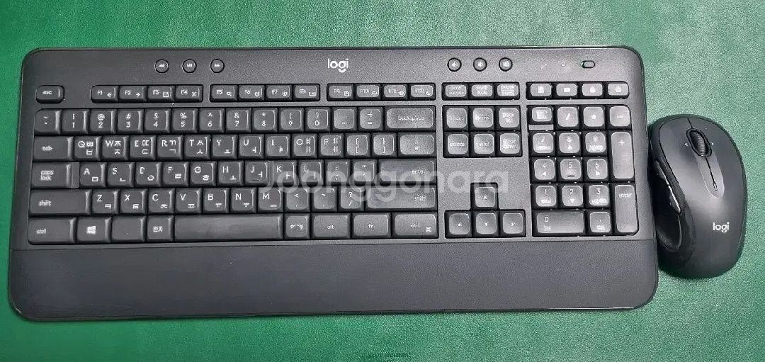 중고)로지텍 K545 M510 무선 키보드 마우스 셋팜--0