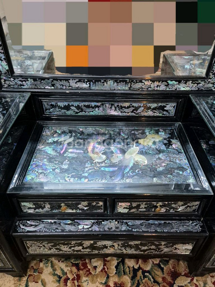 전통가구 인테리어 자개화장대--3