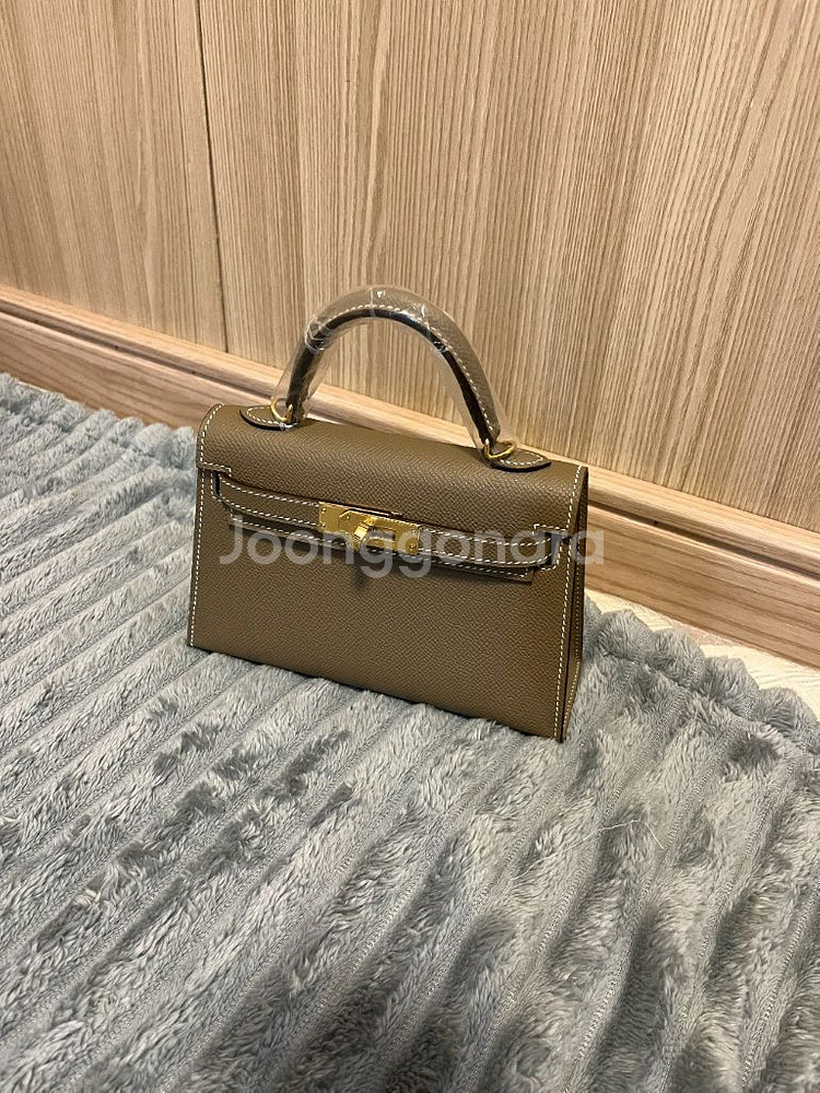 에르메스 켈리 미니 새상품 브라운--0