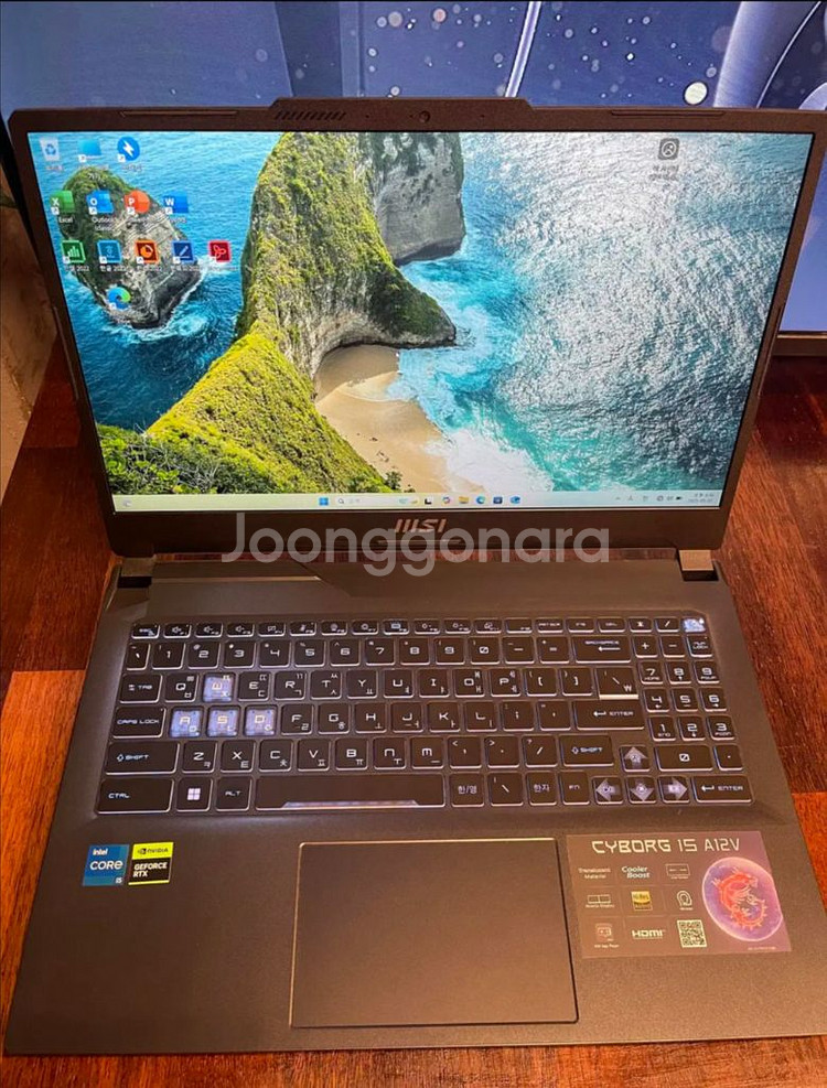 MSI Cyborg 15 A12VE 게이밍 노트북 1테--0