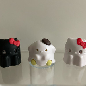 산리오 할로윈 유령 가챠 키티 폼폼푸린 3종 일괄