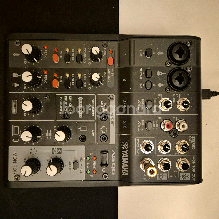 AG06 MK2 야마하 오디오인터페이스 오인페 3달사용--0