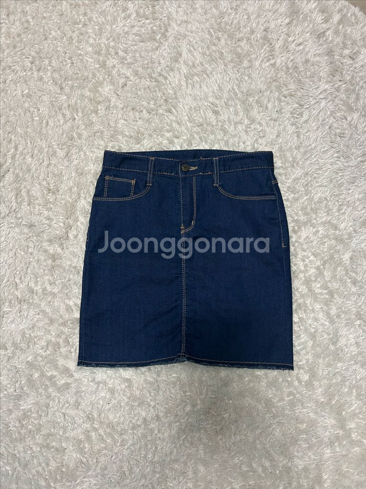 데님진청스커트S--0