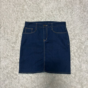 데님진청스커트S