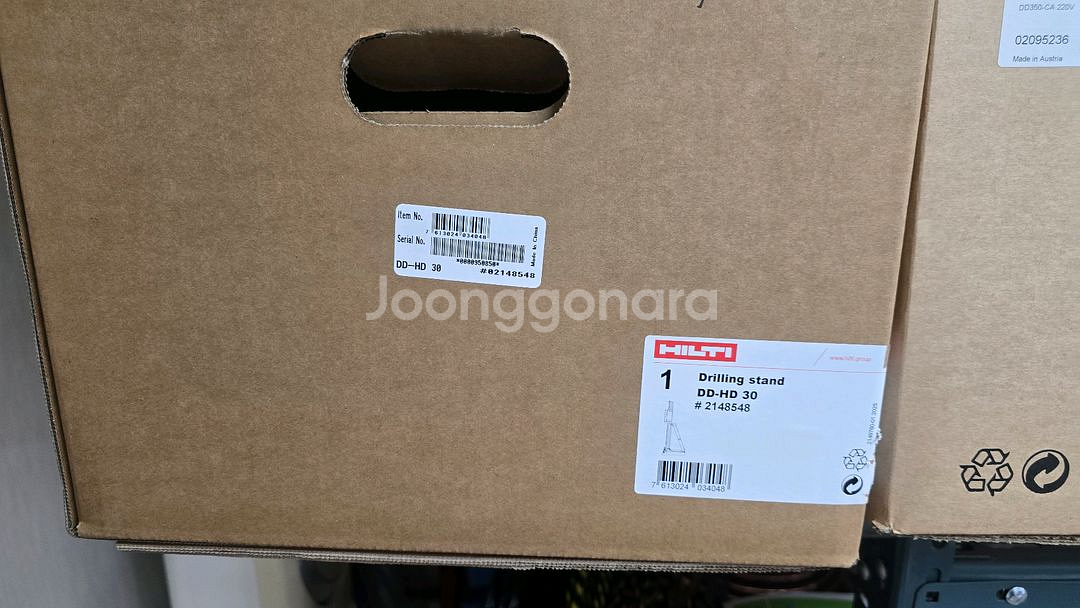 힐티DD350 습식코아수동set--1