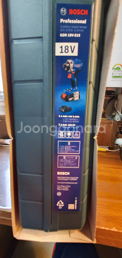 보쉬코리아 정품 임팩 드라이버 GDR 18V-215--4