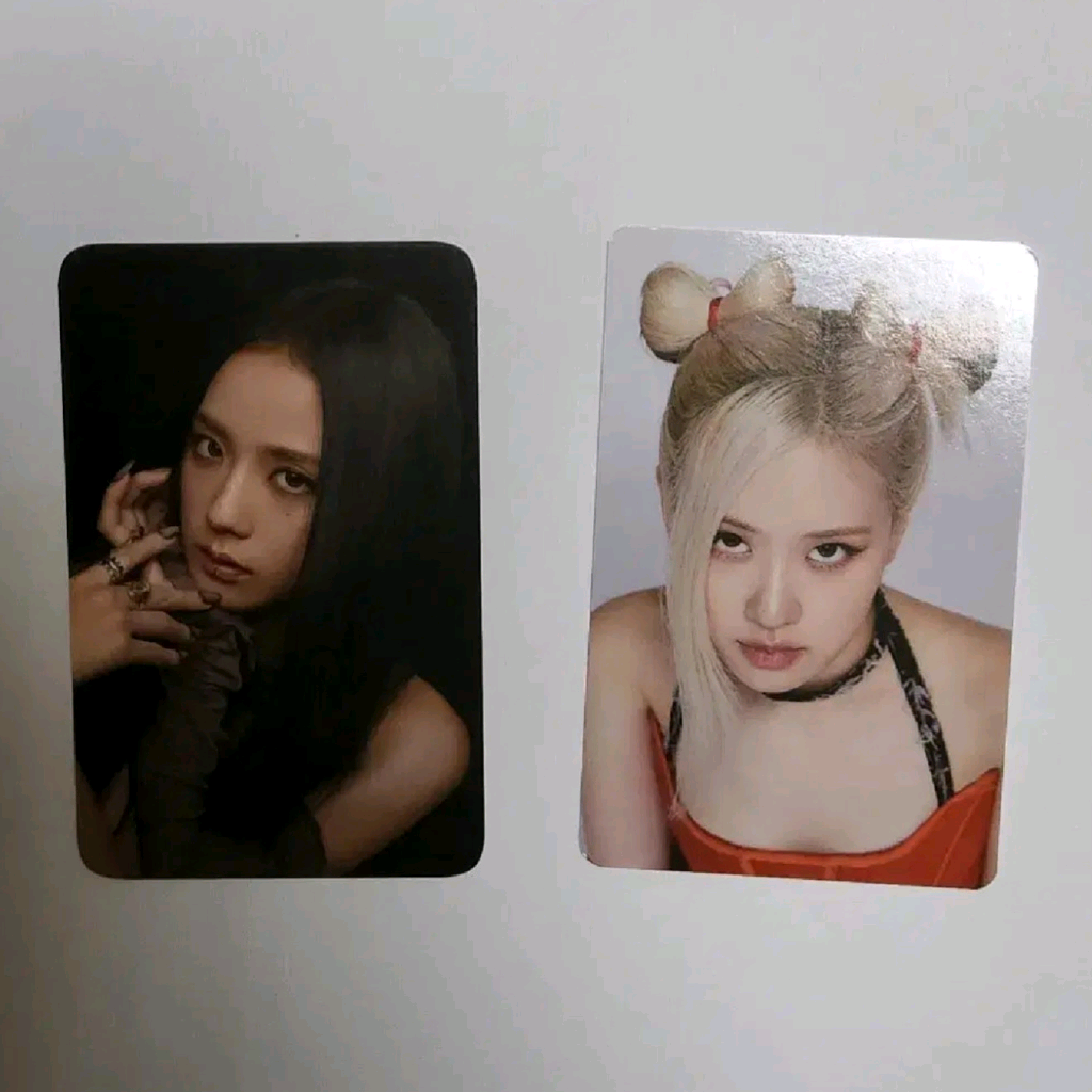 블랙핑크 본핑크 특전 포토카드 지수 로제 제니 리사--0