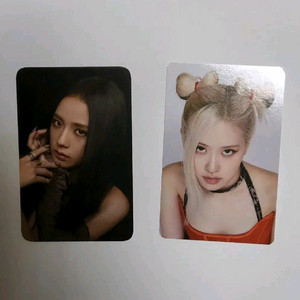 블랙핑크 본핑크 특전 포토카드 지수 로제 제니 리사