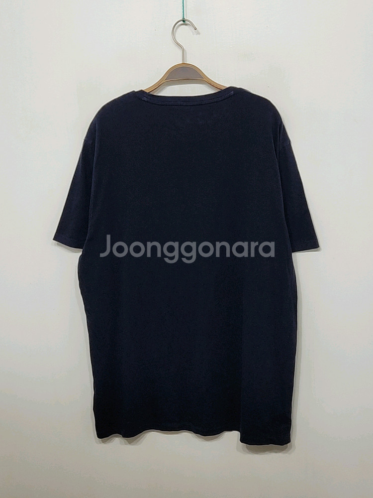(XL) 랄프로렌 폴로 반팔티 네이비 로고 면티셔츠--6