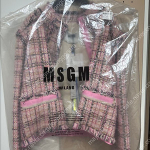 msgm 트위드 자켓 팝니다(새제품)
