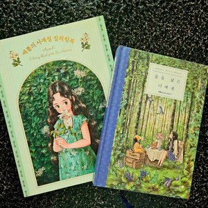 (새책)애뽈사계절컬러링북/애뽈의숲소녀일기