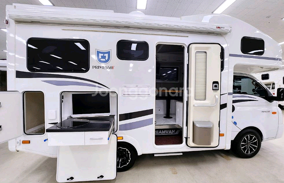 드림캠핑카 프라임550F 미연장 중고캠핑카--2