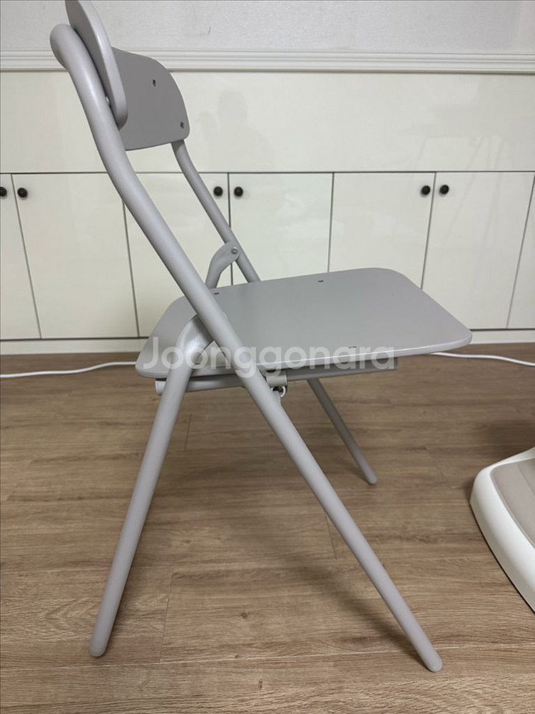무인양품 스틸 파이프 접이식 체어--2